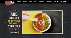 Desktop Screenshot of cholula.com